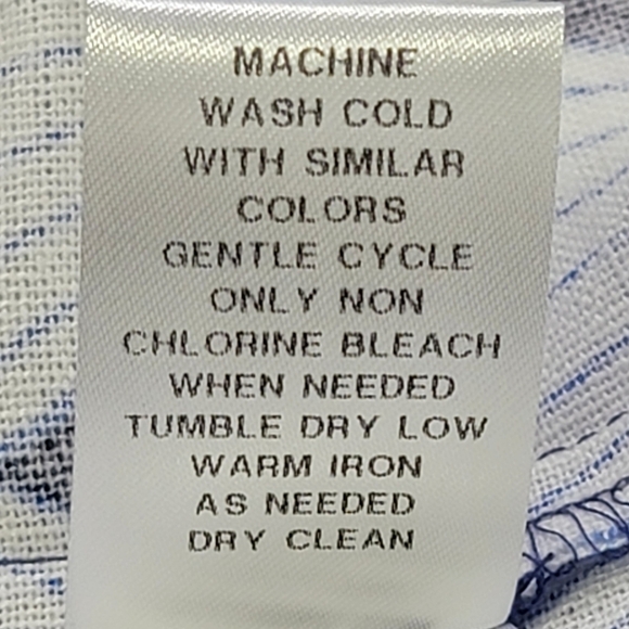 London Times Navy/White Tropical Ombré Shell Print Linen Blend Mini Dress Sz 8 - Picture 10 of 10